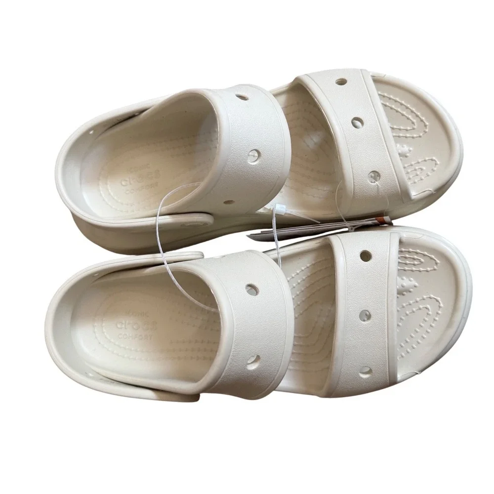 Crocs‎ Mega Crush Platform Sandals  Bone Size 9